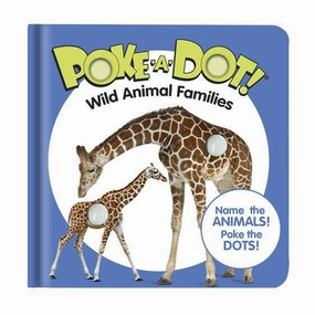 Tiny Instrument Melissa & Doug Poke-a-Dot - Wild Animal Families Book