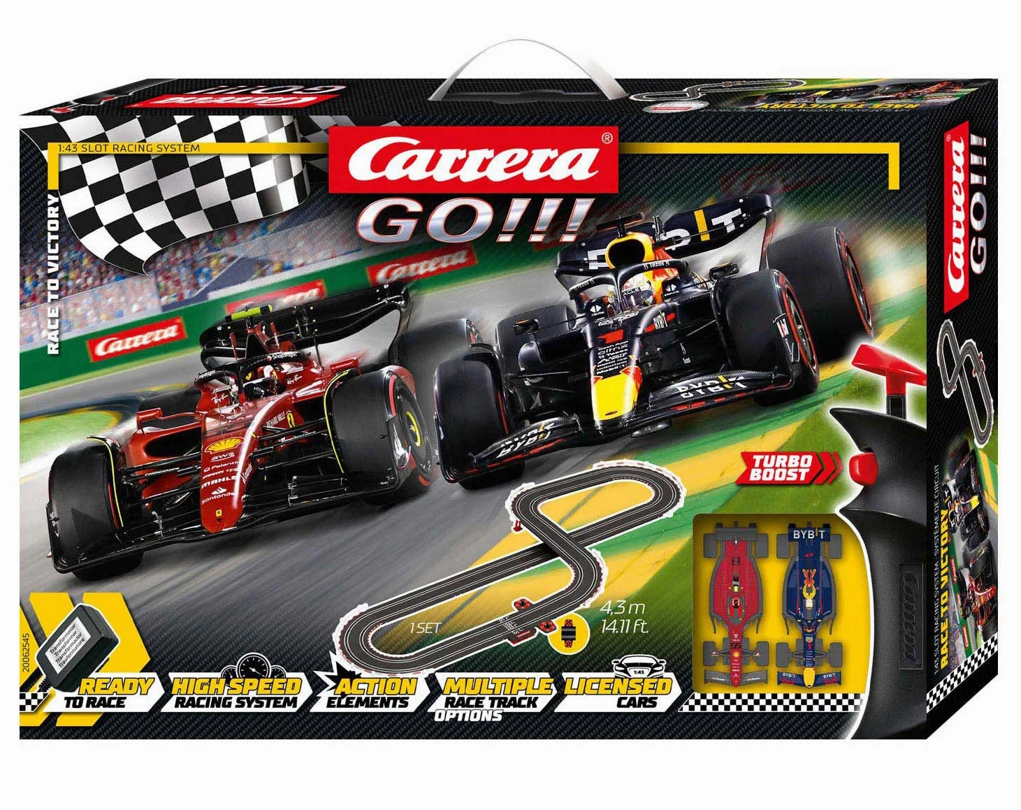 Family Tradition Monthly Rare Carrera GO!! Race To Victory Race Track Set