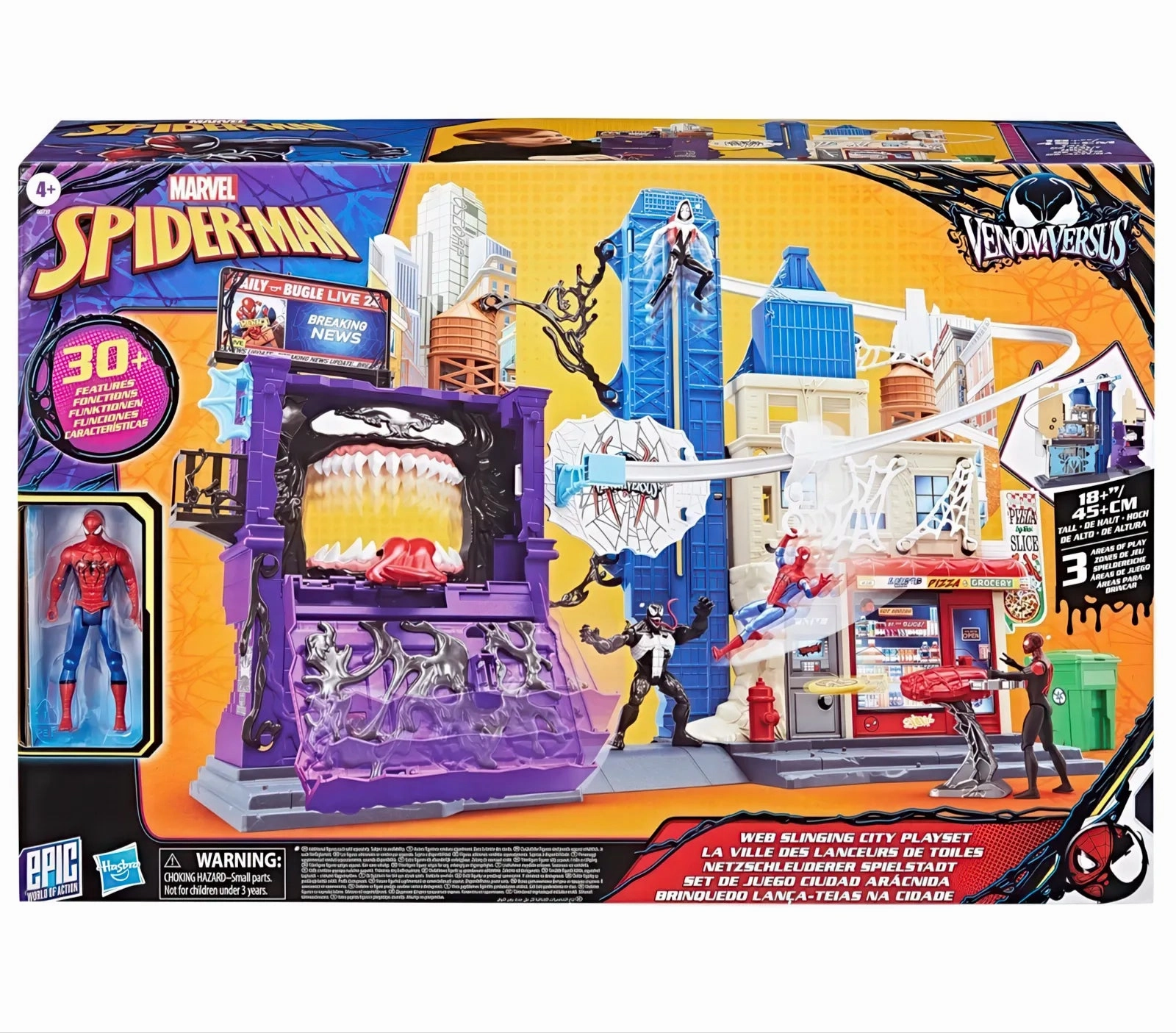 Complex Mechanics Legacy System Marvel Spider-Man VenomVersus Web Slinging City Playset