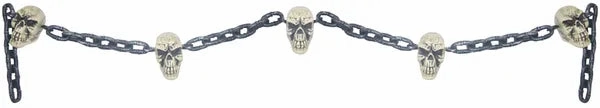 Chain with Skulls Mystical Designs