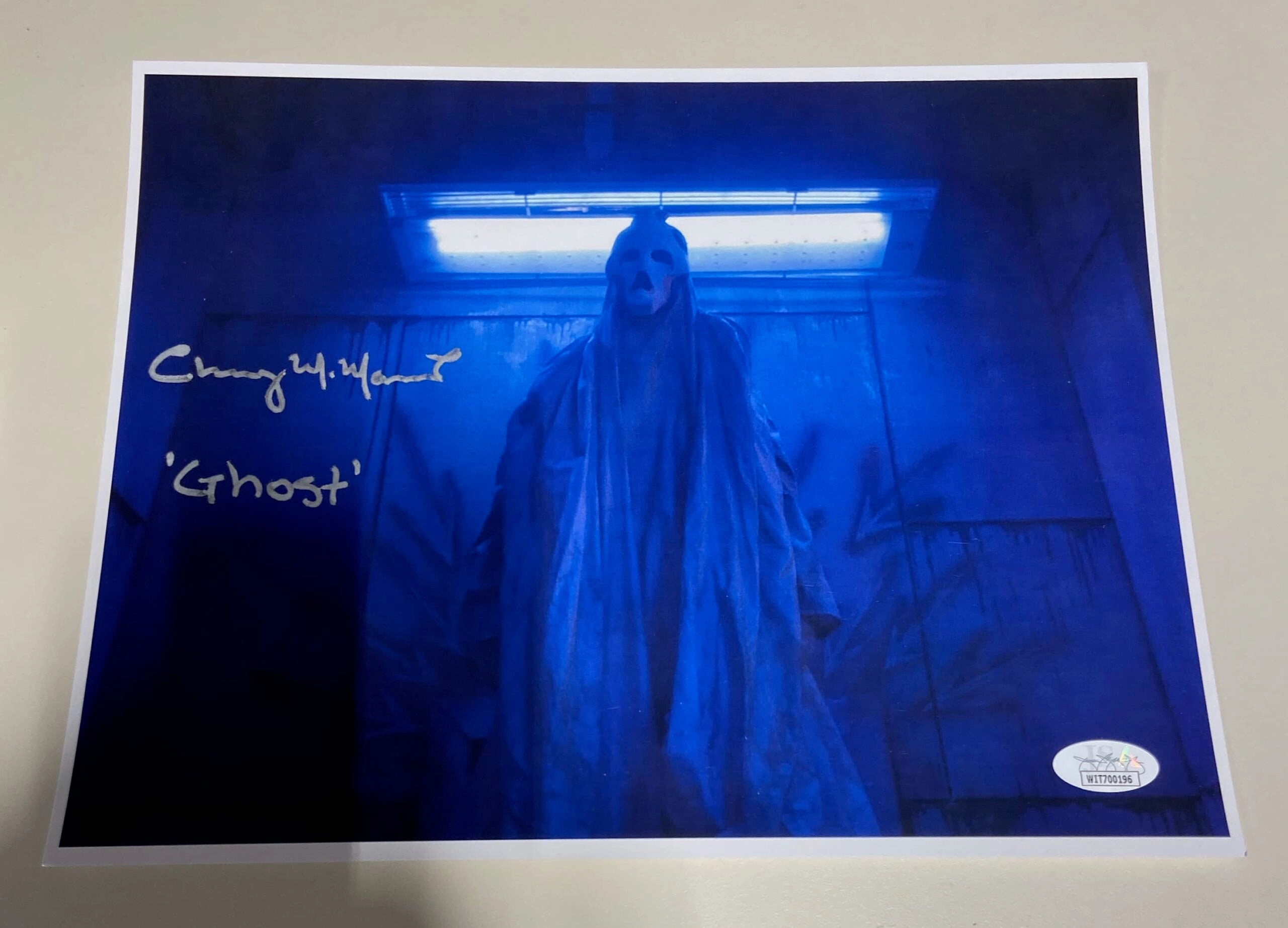 Chaney Morrow Autographed HAUNT 8x10 Photograph (JSA Certified) - Version 2 Mysterious Accents