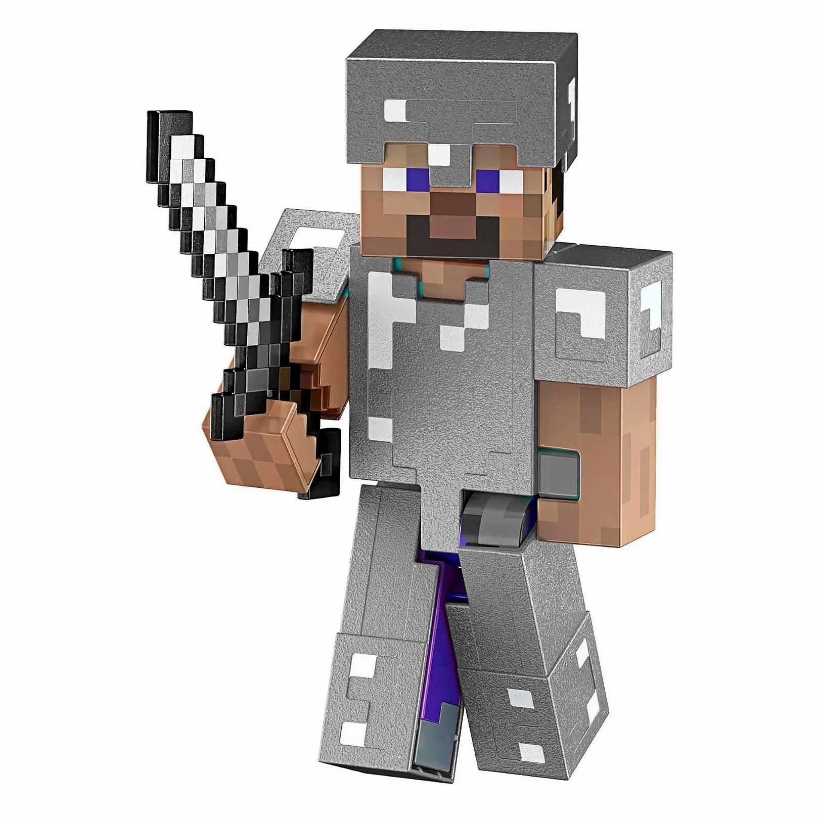 Rehabilitation Tool Extremely Rare Minecraft Diamond Level Steve Action Figure