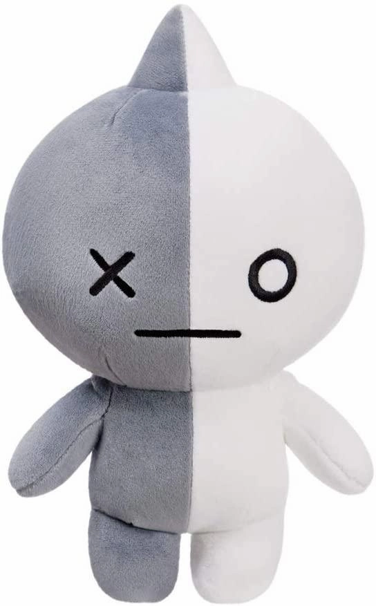 AURORA BT21 Van Soft Toy, Medium, 61323, Grey & White, Grey and White Mini Apparition Ruby Red