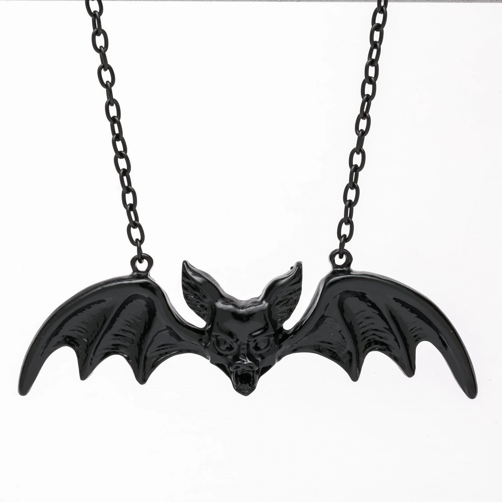 Bat Pendant Black Fantastic Masks Spooky Accessories
