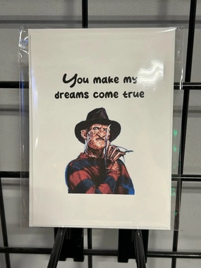 Freddy You Make My Dreams Card Wicked Decorations