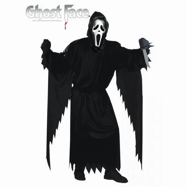 Mystical Lights Playful Treats Ghost Face Adult Costume