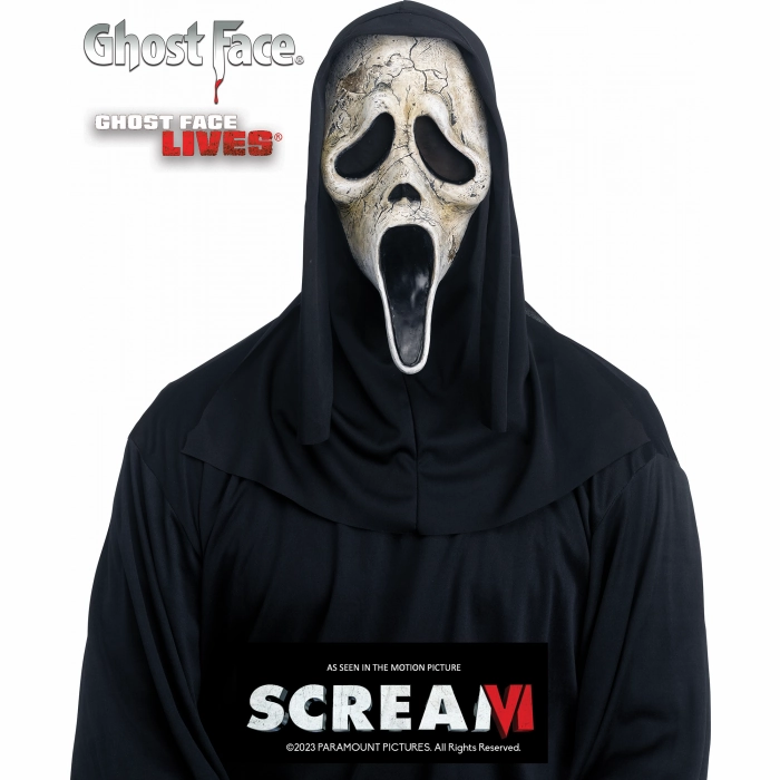 Creepy Crafts Scary Crafts Ghost Face? Aged Mask - As Seen in the Motion Picture SCREAM VI