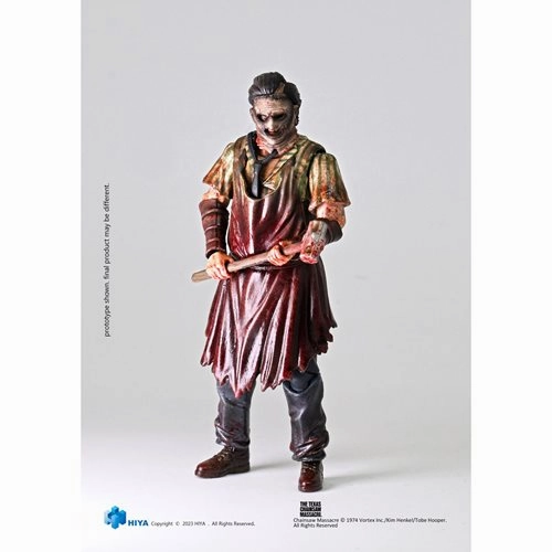 Texas Chainsaw Massacre 2003 Leatherface Slaughter Version Exquisite Mini 1:18 Action Figure - Previews Exclusive Haunted Decor Whimsical Party