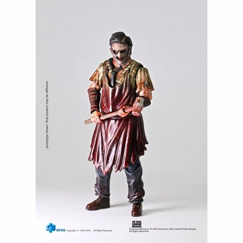 Scary Supplies Wicked Lights Texas Chainsaw Massacre 2003 Leatherface Slaughter Version Exquisite Mini 1:18 Action Figure - Previews Exclusive