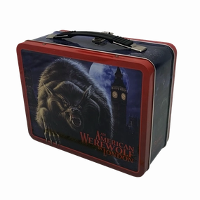Whimsical Figures Eerie Decorations An American Werewolf In London Tin Tote Lunch Box