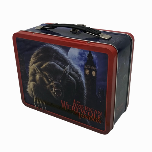 Whimsical Figures Eerie Decorations An American Werewolf In London Tin Tote Lunch Box