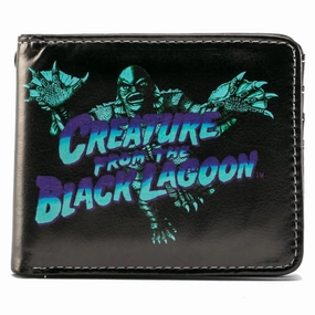Playful Figures Charming Ornaments Blue Creature from the Black Lagoon Billfold Wallet