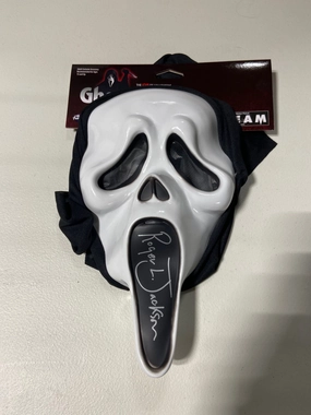 Roger L. Jackson Autographed Ghostface Mask (JSA Certified) Whimsical Crafts