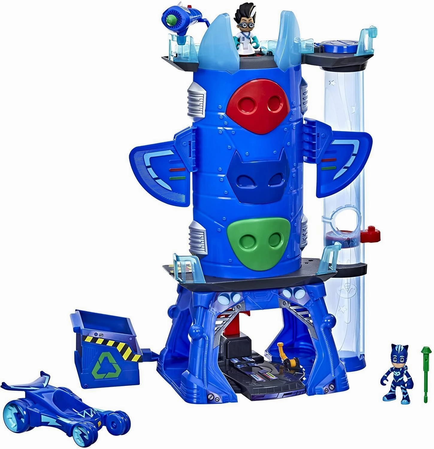 Never Ending Artistic Freedom PJ Masks Deluxe Battle HQ  Headquarters Playset with 2 Action Figures and Vehicle