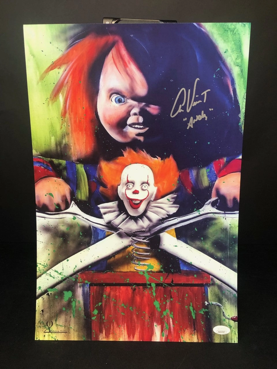 Fantastic Supplies Child's Play 12x18 Print signed by Alex Vincent w/ JSA