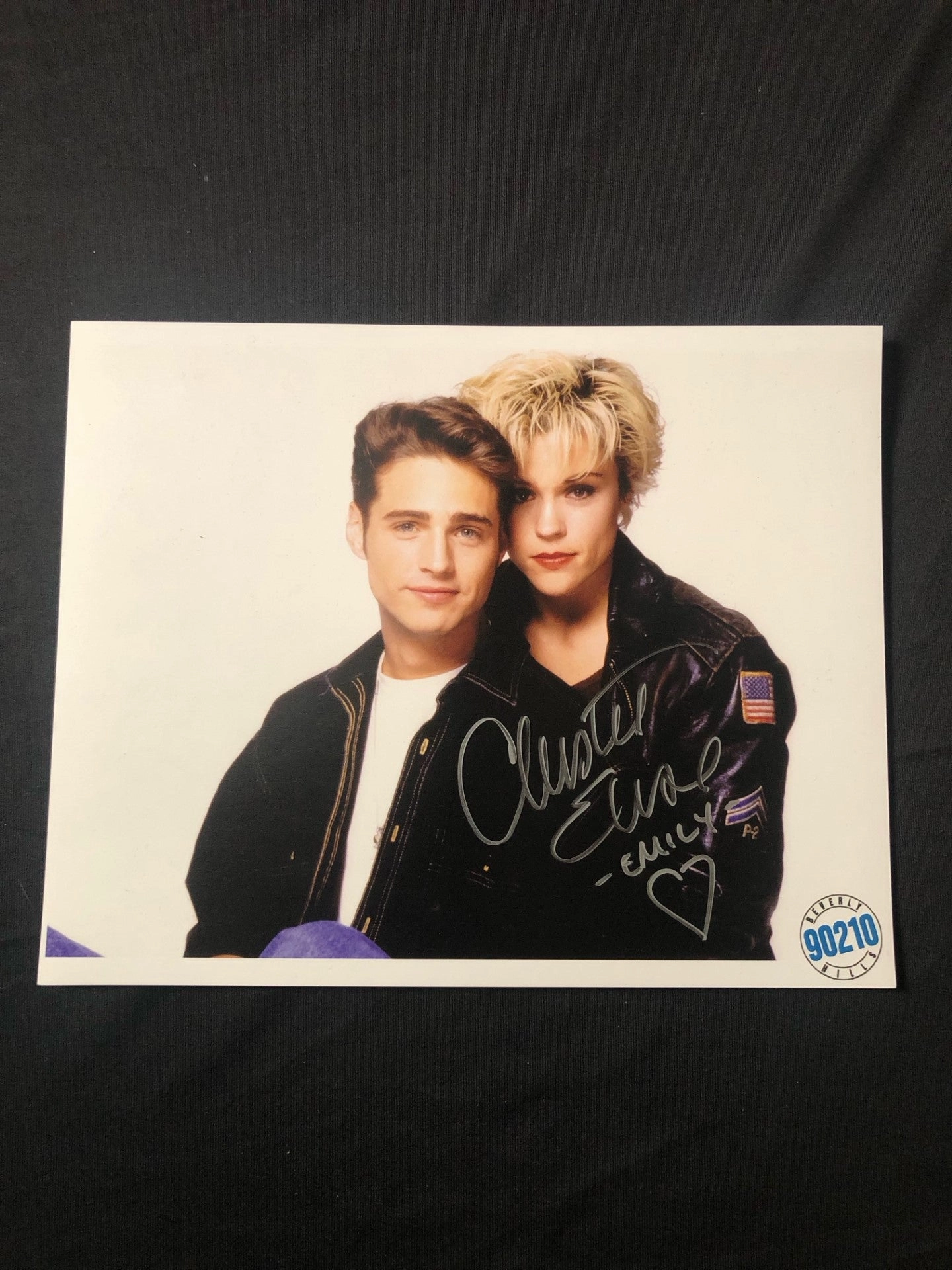 Creepy Displays Christine Elise - Beverly Hills 90210 Autograph