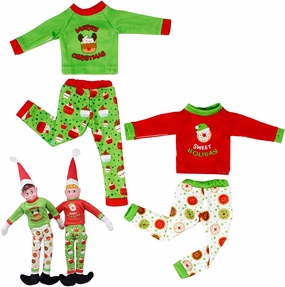 Playful Displays Christmas Sweaters Santa  Ugly Sweaters for Elf Doll
