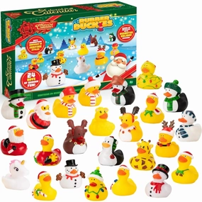 Frightening Treats Fantastic Masks Christmas Themed Rubber Ducks Advent Calendar