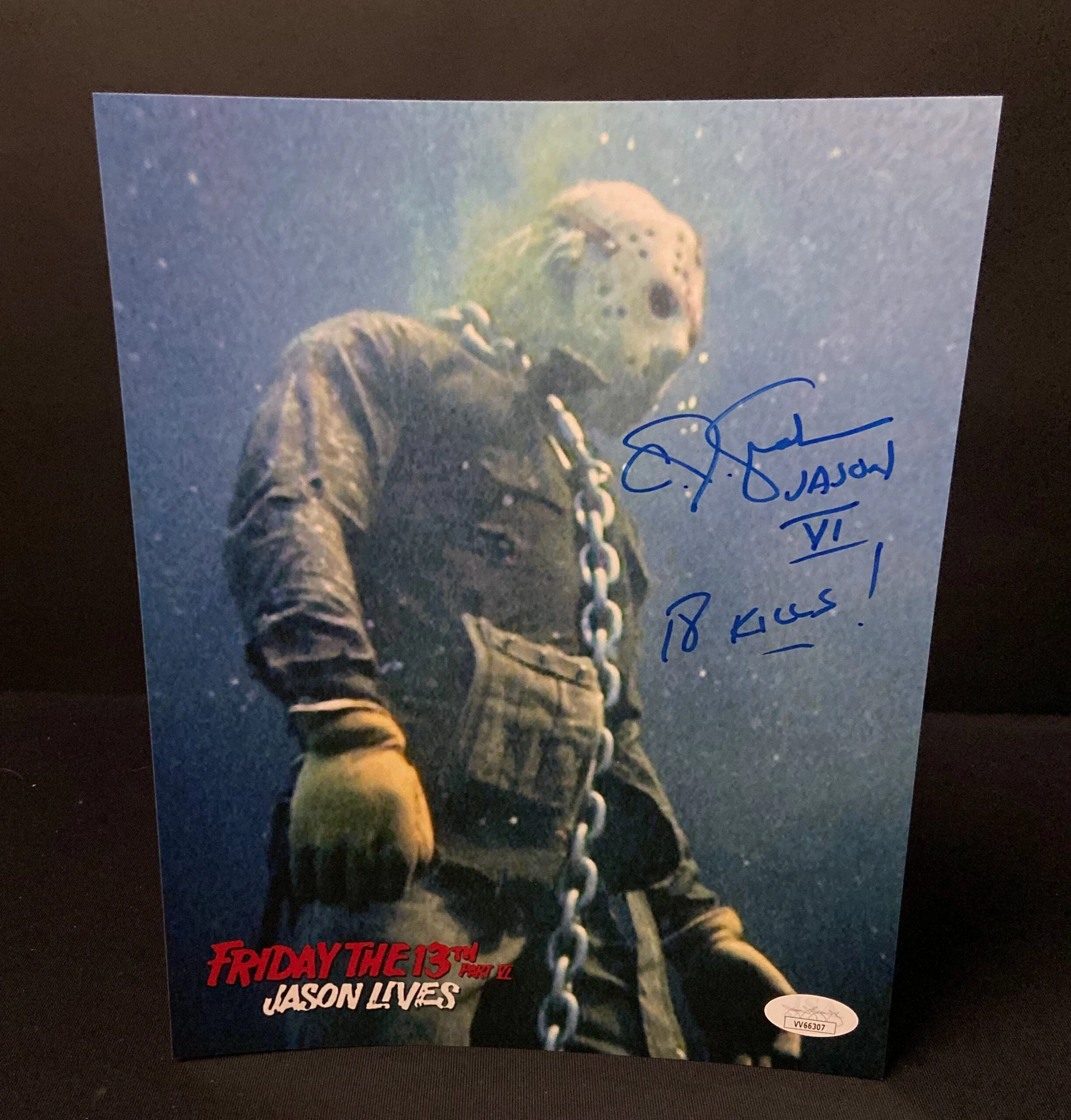 Charming Treats CJ Graham Signed Friday the 13th Part 6 Jason Lives 8x10 Photo - JSA Certified (V6)