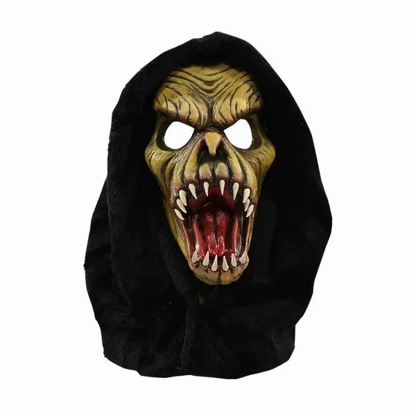 Spooky Figures Creepy Supplies CLASSIC ZAGONE STUDIOS COLLECTION - 1977 GREEN FANG FACE MASK