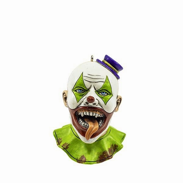 Clown Head Series 2 Horrornament Enchanting Ornaments Charming Masks