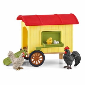 Resource Gathering Encyclopedia Included Schleich 42572 Mobile Chicken Coop