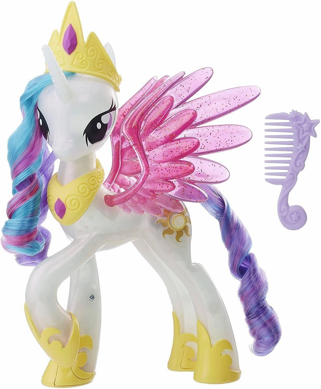 My Little Pony E0190 the Movie Glitter and Glow Princess Celestia Professional Level Platinum Trophy