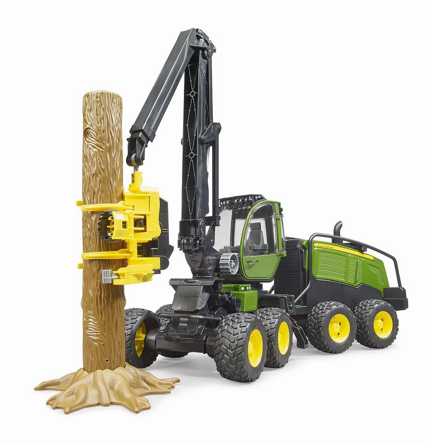 Heist Planning Logical Reasoning BRUDER John Deere 1270G Harvester with one Tree Trunk