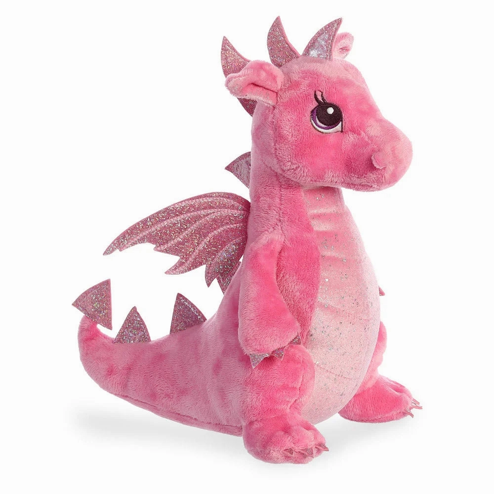 Sparkle Tales Dahlia Pink Dragon Soft Toy Sidekick Role