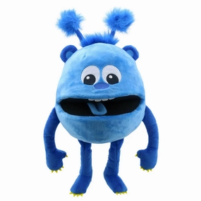 Ruby Red The Puppet Company - Blue Baby Monster Hand Puppet