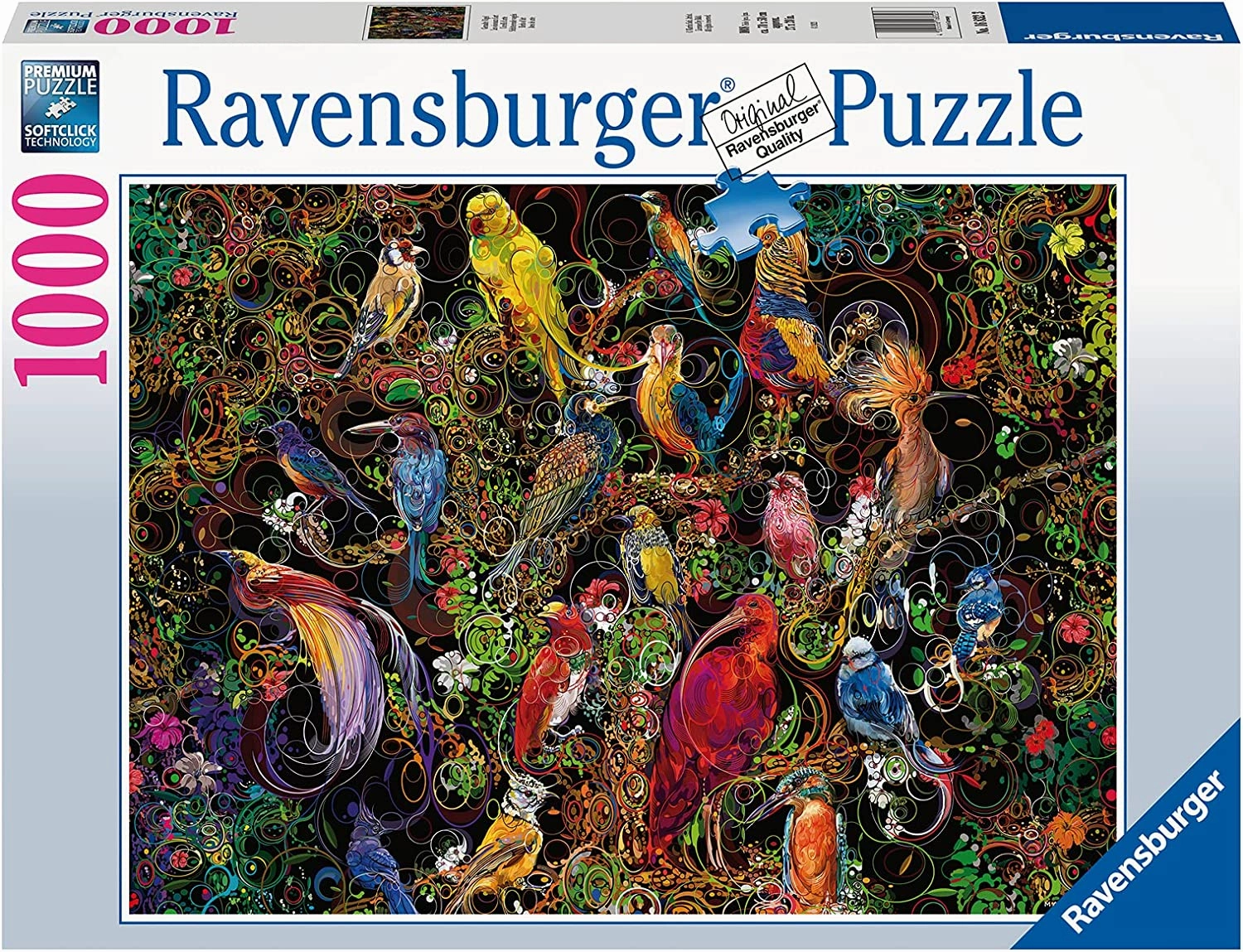 Birds of Art 1000pc Puzzle Coral Reef Feature addition