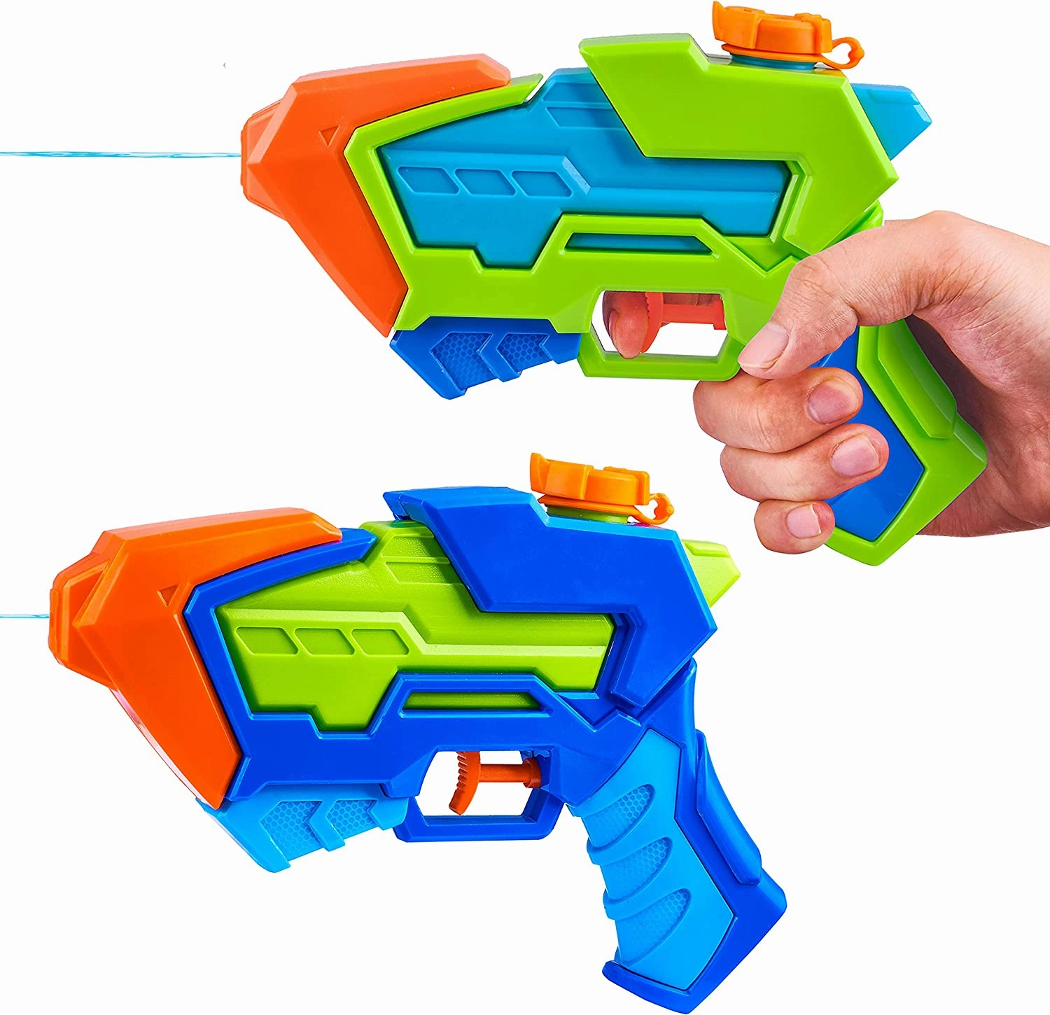 SLOOSH - 2 Pcs Aqua Phaser Medium Water Pistols Standard Meet