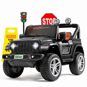 Polymer Chain FIELDAY - Kids Ride On Truck Car Black