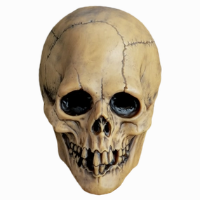 Mystical Treats Creepy Designs Mabry Monsters - Aged Voodoo Skull Mask (Vinyl)