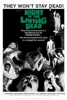 Night of the Living Dead 1960 - They Won't Stay Dead Poster Ghostly Decorations Mysterious Lights