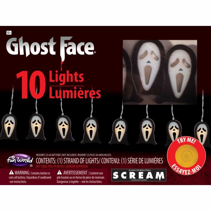 10 Ghost Face? String Lights Enchanting Party