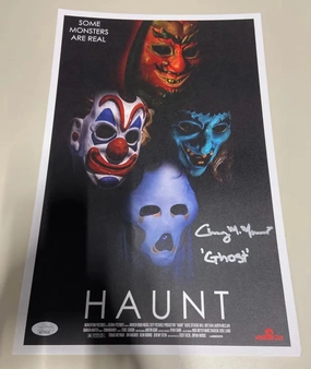 Wicked Figures Enchanting Props Chaney Morrow Autographed HAUNT 11X17 Print (JSA Certified)