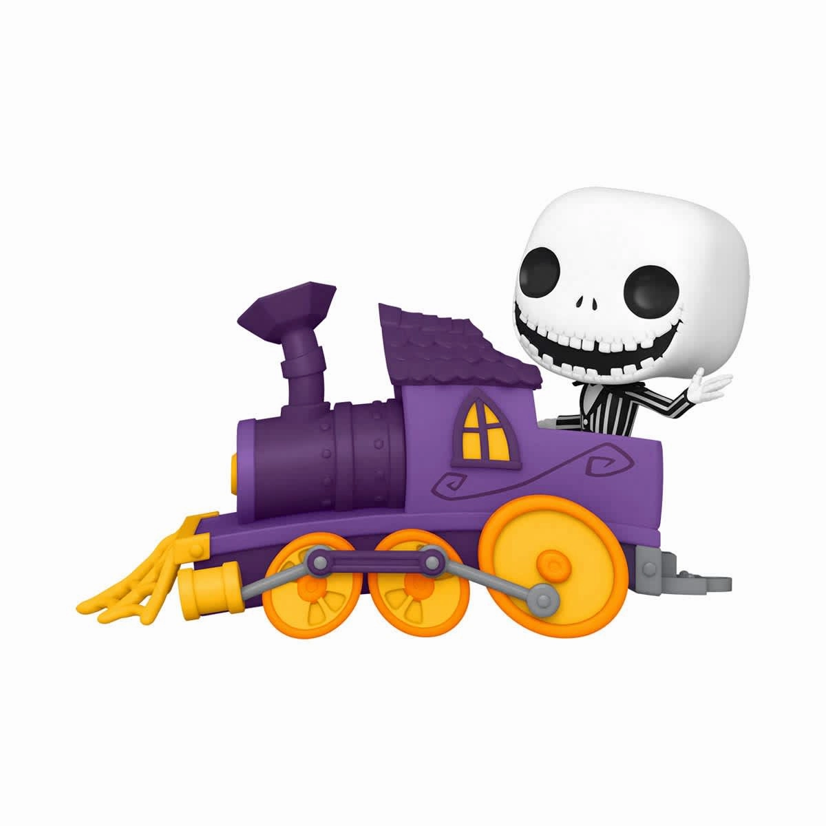 Nightmare Before Christmas Jack in Train Engine Pop! Scary Lights Playful Treats