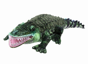 The Puppet Company - Large Creatures - Alligator Hand Puppet Trunk Craftsperson