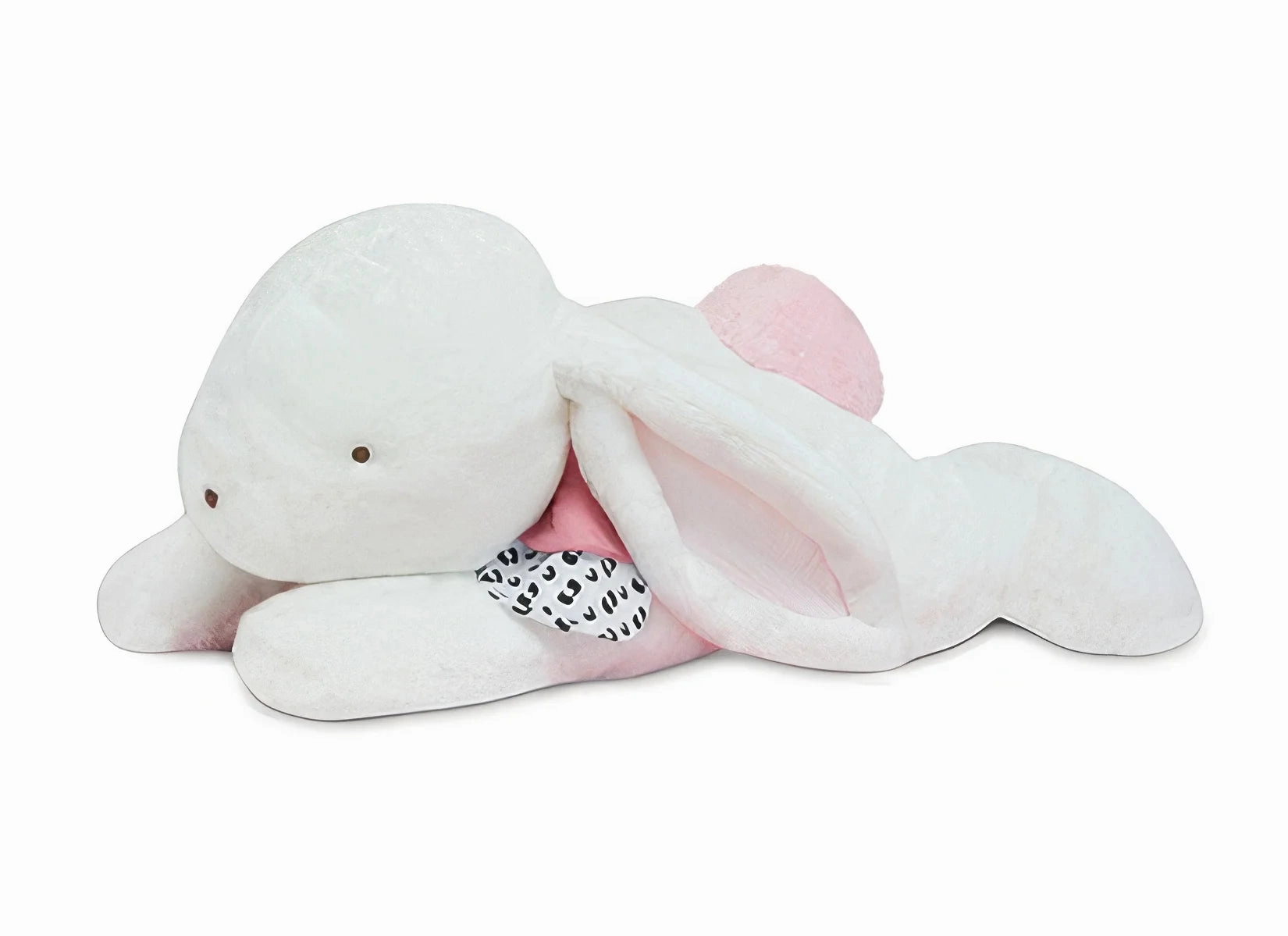 Doudou et Compagnie Giant XXL Pink Blush Rabbit Plush 80 cm Small Beast
