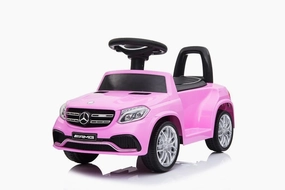 Essential Worker RICCO Mercedes Benz GLS63 Electric Foot to Floor Ride on Car Pink