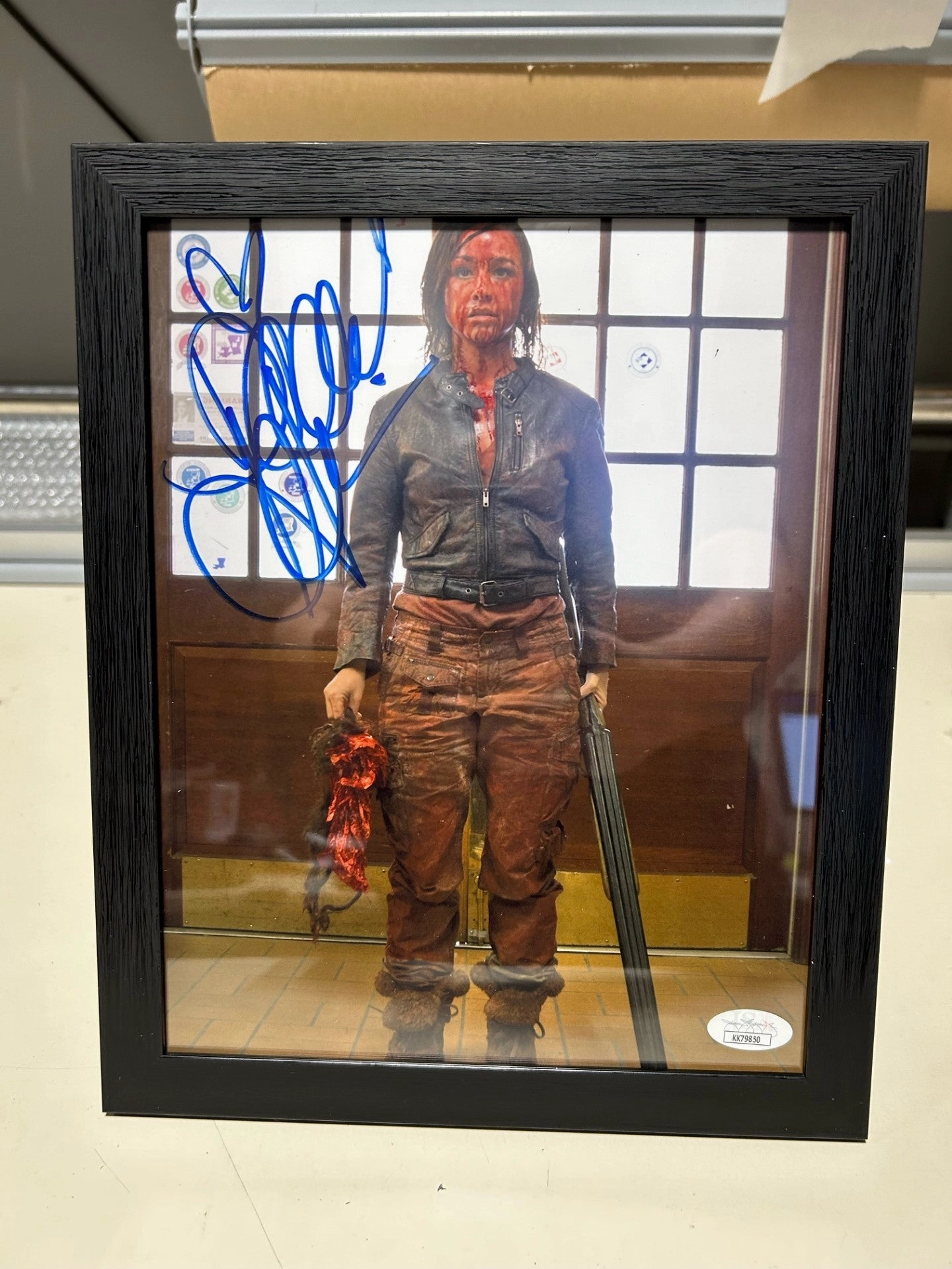 Creepy Ornaments Creepy Accents Danielle Harris Autographed Hatchet III 8x10 Photograph JSA Certified Framed