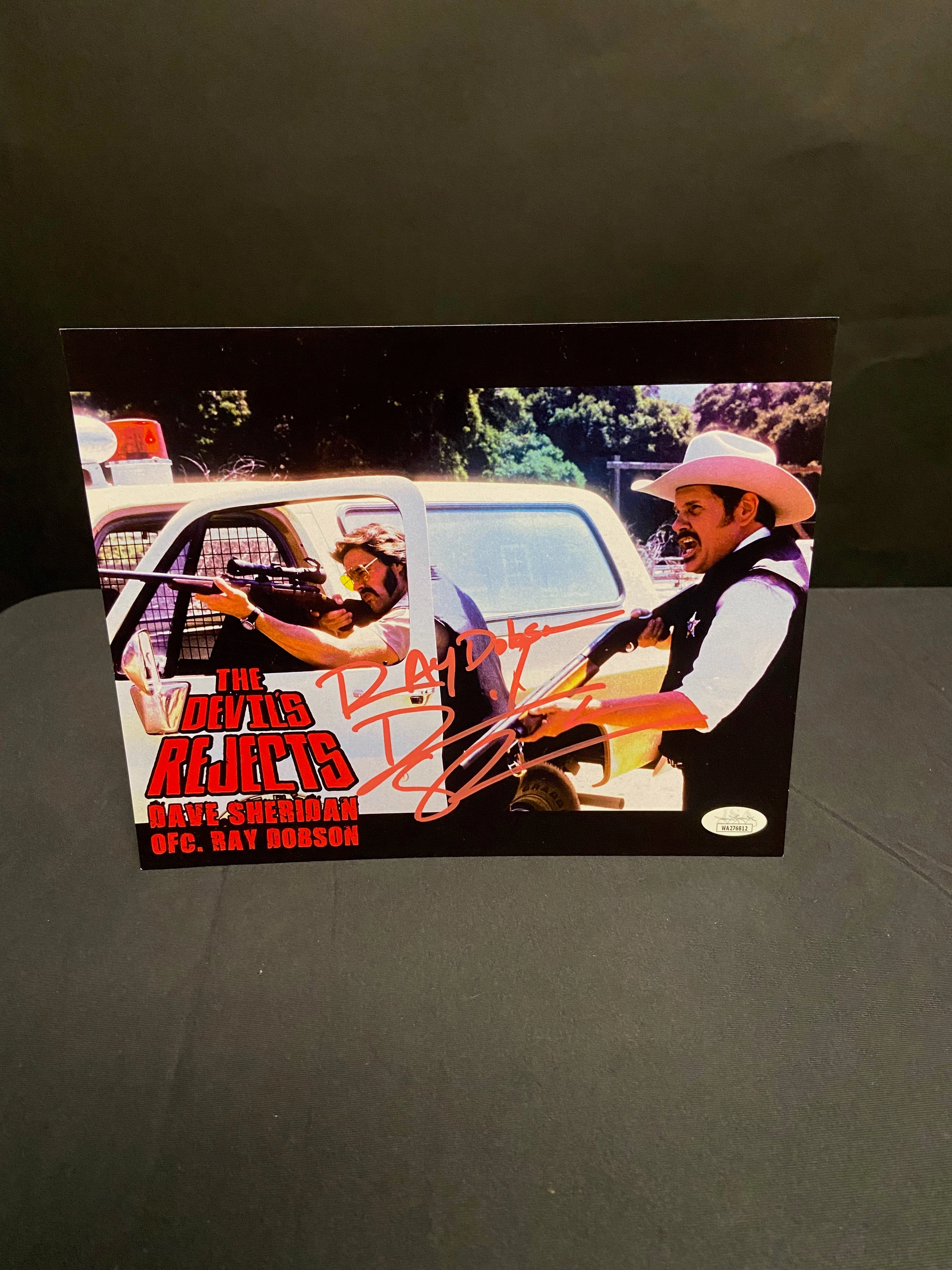 Dave Sheridan Signed Devil's Rejects 8x10 Photo (JSA Certified) Mystical Decorations Monster Props