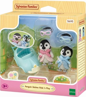 Innovation Driven Sylvanian Families Penguin Babies Ride ??n Play