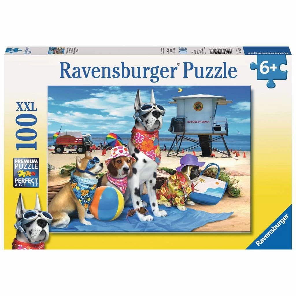Card game Archaeology Dig No Dogs on the Beach 100pc Puzzle