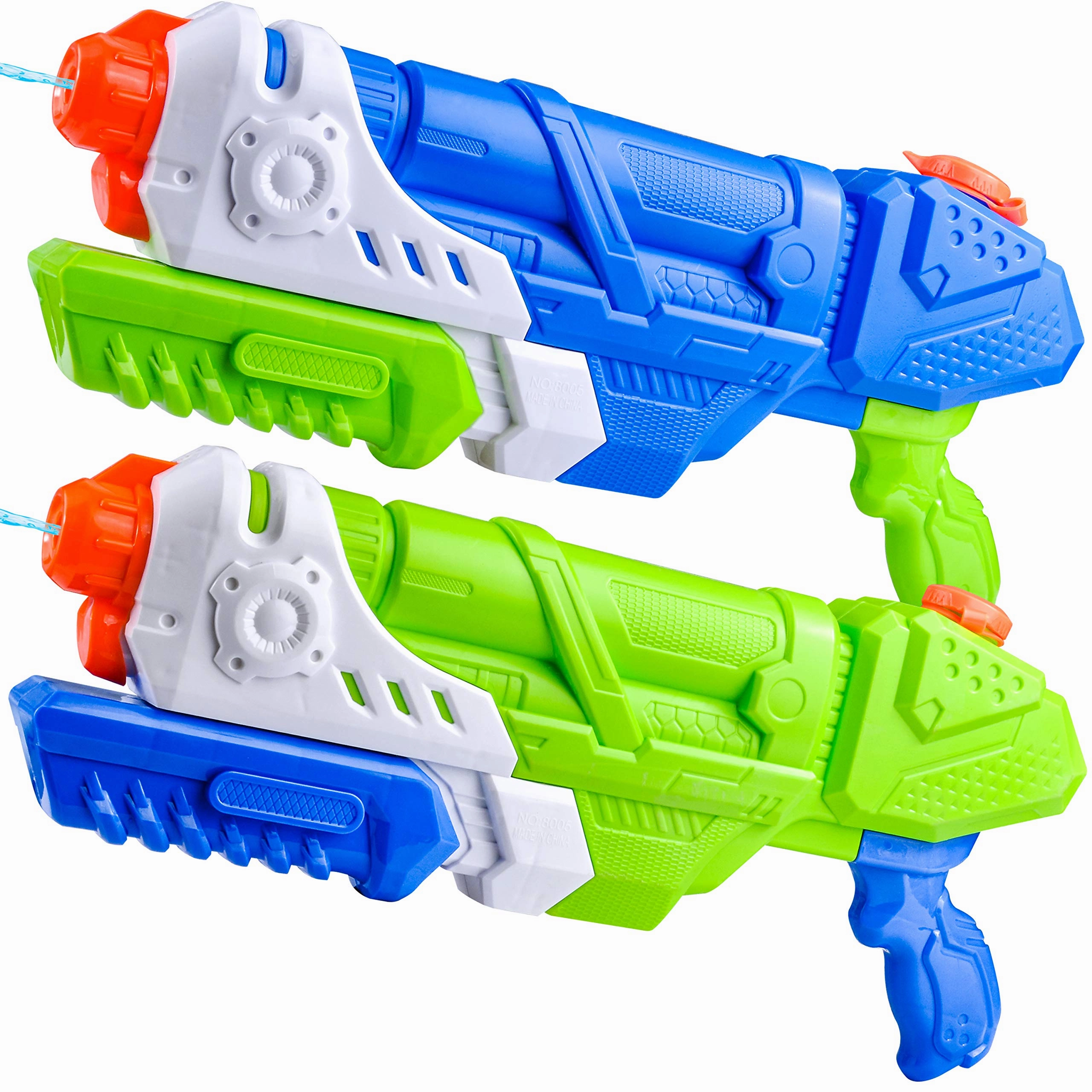 Polarization Effect Cultural Learning Large Water Pump Barrel Blasters, 2 Pcs