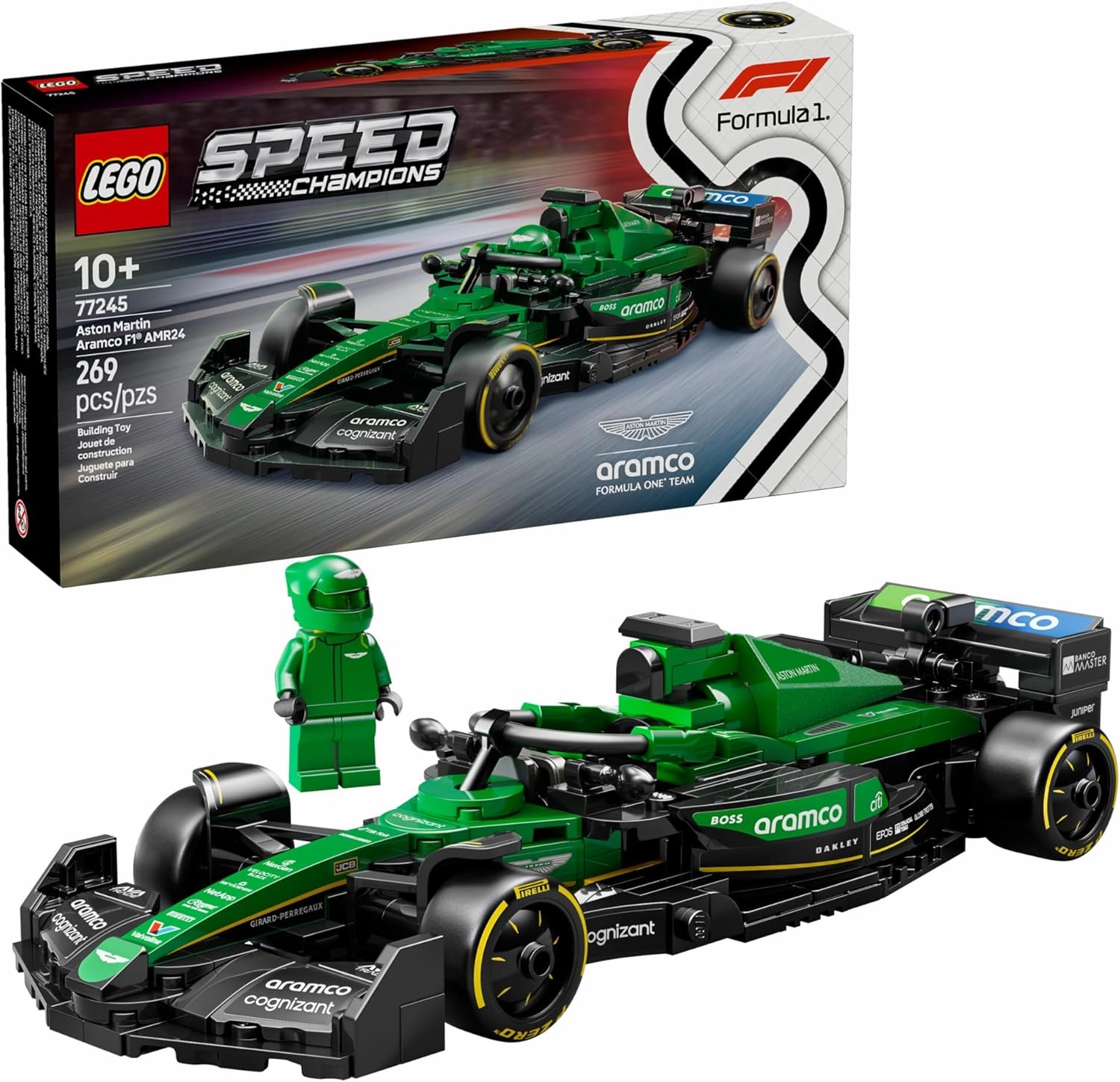 Lego 77245 - Speed Aston Martin Aramco F1 AMR24 Certificate Obtain