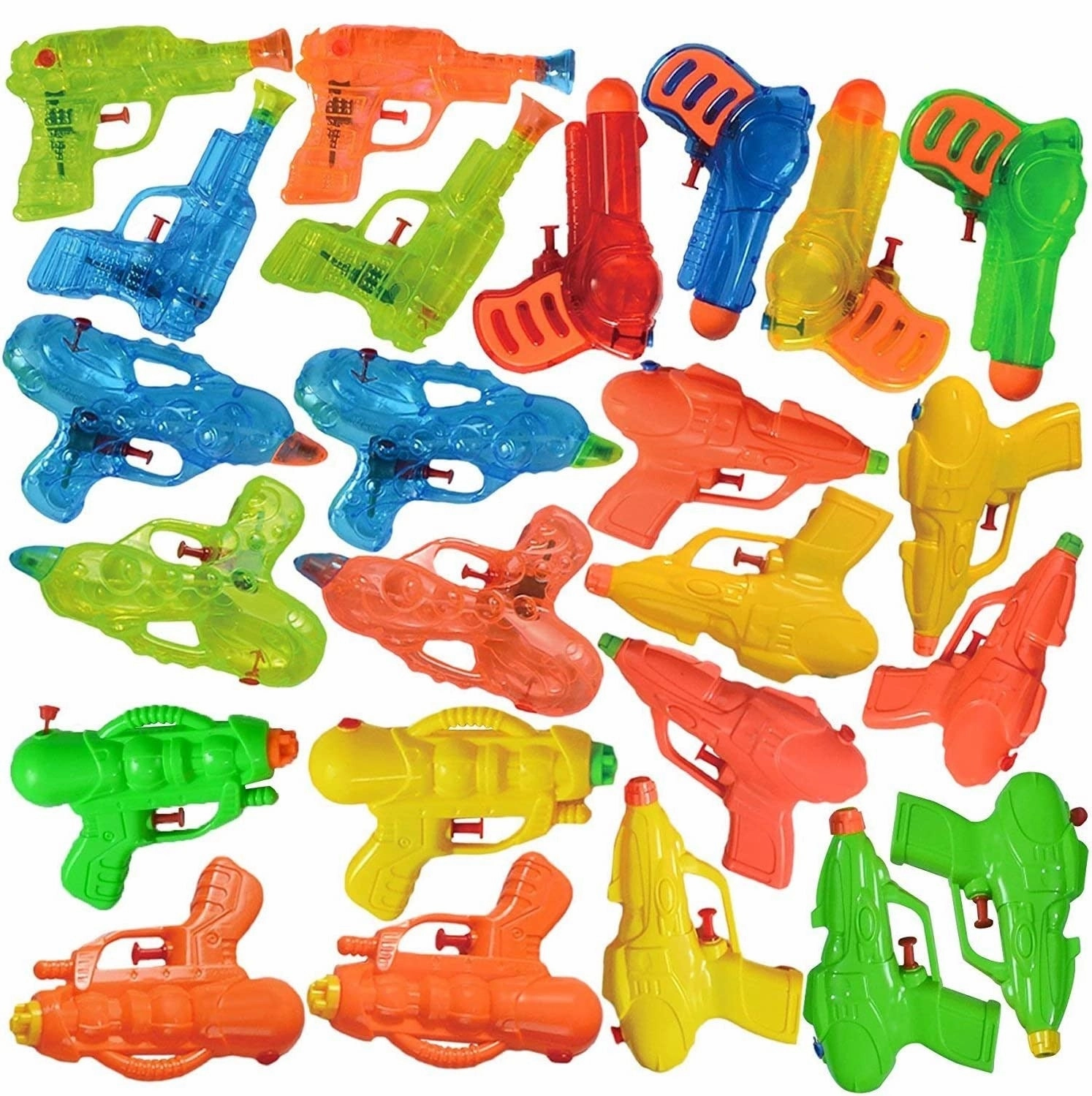 Assorted Water Guns, 24 Pack Sunny Play Energy Transfer