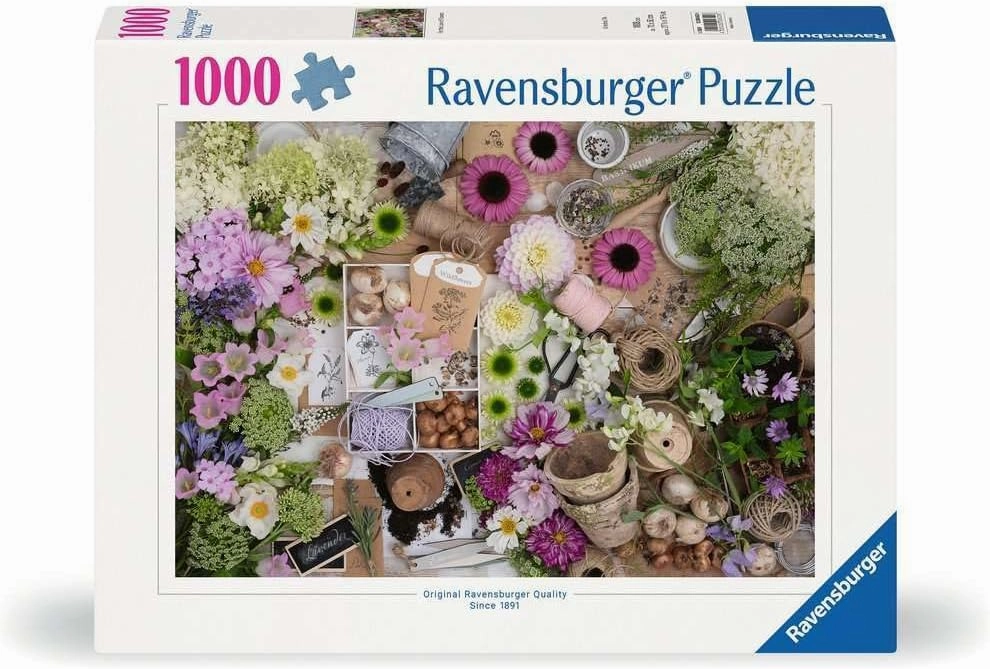 Colorful Floral Love 1000pc Puzzle Police Investigation Problem Solve