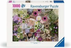Colorful Floral Love 1000pc Puzzle Police Investigation Problem Solve